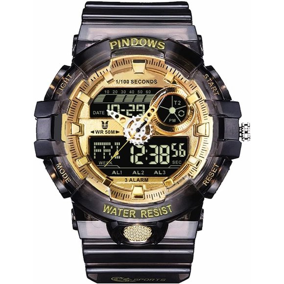 New Men Digital Watch for Men Watch Sports Watch Large Digital Analog Du… - Picture 1 of 13